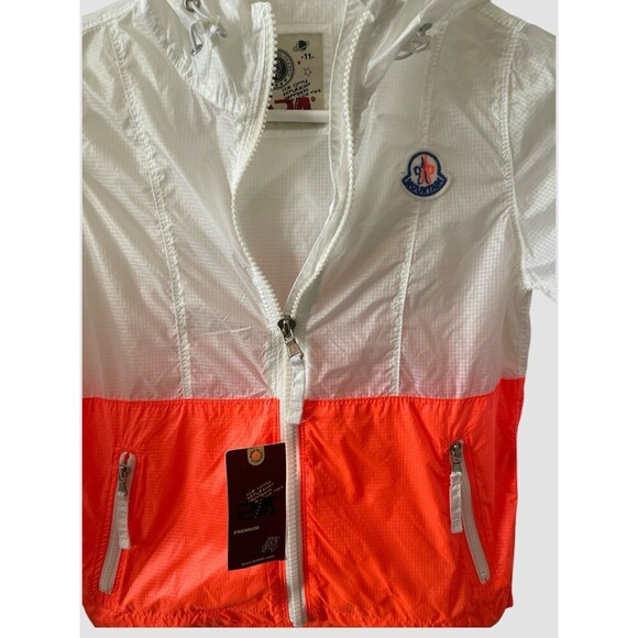 Kids Windbreaker Jacket Hood Full Zip Pockets Youth Size Lg 10-12 Unisex NWT - Picture 2 of 7